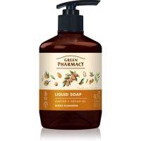 Green Pharmacy Almond & Argan Oil рідке мило для рук 460 мл