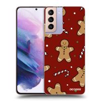 Silikónový prehľadný obal pre Samsung Galaxy S21+ 5G G996F - Gingerbread 2