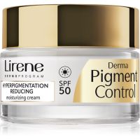 Lirene Derma Pigment Control Cream SPF 50 aufhellende feuchtigkeitsspendende Creme gegen Pigmentflecken SPF 50 50 ml