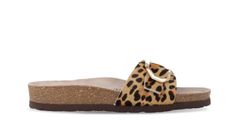 Genuins Matilda Leather Leopard Žene - Sandale Genuins - Višebojna - G106790-7.5 - Size: 7.5