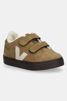 Veja sneakers de piele întoarsă pentru copii Small Esplar Winter culoarea maro, SF0320983