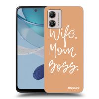Silikónový prehľadný obal pre Motorola Moto G53 5G - Boss Mama