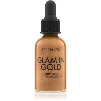 Catrice Glam In Gold Dry Oil сухо масло с блестящи частици за лице и тяло цвят 010 Stay Golden! 30 мл.