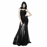 ženska haljina DEVIL FASHION - Love Like Blood Floor Length Fishtail 3XL-4XL