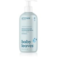 Attitude Baby Leaves Shampoo & Body wash Šampūns un dušas želeja bērniem Good Night 473 ml