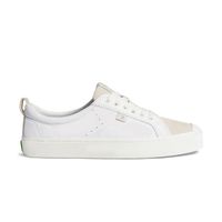 Boty Cariuma Dámské volnočasové boty Cariuma OCA Low White Premium Leather Vintage White Suede Sneaker