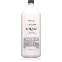 L’Occitane Shea Butter La Mousse flüssige Cremeseife für die Hände Ersatzfüllung 500 ml