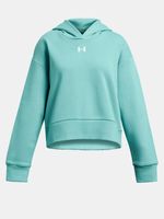 Under Armour UA Rival Fleece Crop Hoodie Mikina dětská Modrá