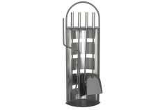 Sada kutáč Homefire FT087XG, ku krbu, 4 dielna, nerezová, 66 cm,