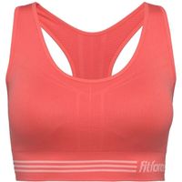 Fitforce POSTALA Дамско спортно бюстие, цвят сьомга, размер
