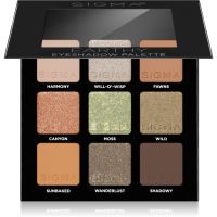 Sigma Beauty Party on The Go Lidschatten-Palette Farbton Earthy 9 g