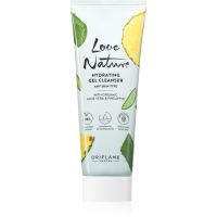 Oriflame Love Nature Organic Aloe Vera & Pineapple овлажняващ почистващ гел 125 мл.