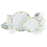Creatable KOMBINOVANÝ SERVIS Happy Birthday 16-dielne