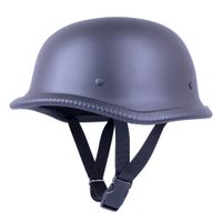 Retro otevřená moto helma Sodager DH-001 matně černá L (59-60)