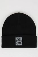 DEFACTO Men's Silicone Labeled Beanie