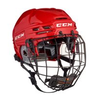 Prilba CCM Tacks 910 Combo SR, červená, Senior, XS, 51-55cm