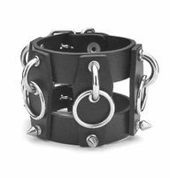LEATHER & STEEL FASHION - Armband - COFIN RINGS