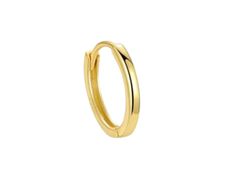 Olivie Strieborné 12mm KRÚŽKY GOLD 7794