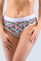 Kalhotky Gina 10268P - barevné Bílá L/XL