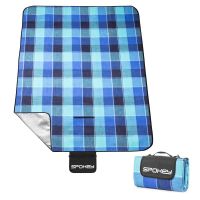 Spokey PICNIC FLANNEL Picnic blanket with strap 150 x 180 cm