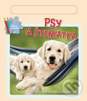 Psy a šteniatka - Knižka s omaľovánkami a skladačkami - kniha z kategorie Encyklopedie