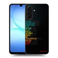 Silikónový čierny obal pre Samsung Galaxy A17 5G - Motto života
