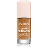Notino Foundation Glow foundation with SPF 50 & plant extracts Valgustpeegeldav jumestuskreem SPF 50 01 Medium Deep Warm 30 ml