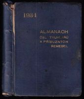 Almanach Č. truhlářů a příbuzných řemesel (1931, Zemská Jednota společenstev truhlářů v Čechách)