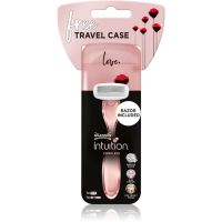 Wilkinson Sword Intuition Complete Travel Case ταξιδιωτική ξυριστική μηχανή + κεφαλές αντικατάστασης 1 τμχ