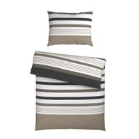 Novel POSTEĽNÁ BIELIZEŇ, renforcé, taupe, 140/200 cm