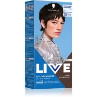 Schwarzkopf LIVE Colour Moment полуперманентна боя за коса цвят 010 Charcoal Brunette 50 мл.