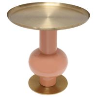 MID.YOU PRÍRUČNÝ STOLÍK, oranžová, zlatá