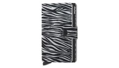 Secrid Miniwallet Zebra Light Grey Unisex - Peňaženka Secrid - Sivá - MZe-Light-Grey-One-size - Size: One size
