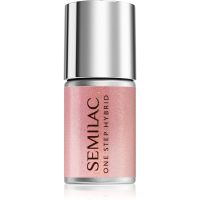 Semilac One Step Hybrid 3in1 géles körömlakk árnyalat S258 Naked Glitter Peach 7 ml