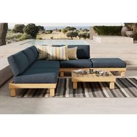 Ambia Garden TERASOVÁ SEDACIA SÚPRAVA 6-dielne, kov, plast, textil