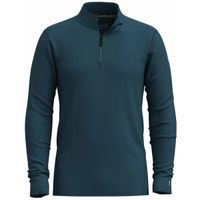 Smartwool CLASSIC A-S MERINO BL 1/4 ZIP Мъжка функционална тениска, тъмносин, размер