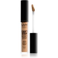 NYX Professional Makeup Can't Stop Won't Stop tekući korektor nijansa 7.5 Soft Beige 3.5 ml