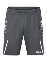 JAKO Sportske hlače 'Challenge'  siva / bijela