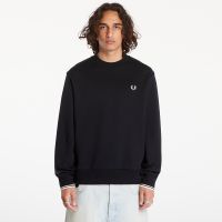 Φούτερ FRED PERRY Crew Neck Sweatshirt Black XL