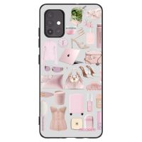 Silikónový čierny obal pre Samsung Galaxy A51 A515F - Glam Babe