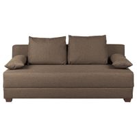 MID.YOU ROZKLADACIA POHOVKA, textil, hnedá