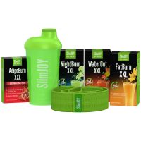 Goodbye Kilos Paket für 30 Tage + GRATIS Shaker & Fitnessband  | SlimJOYs 4 kraftvollste Abnehm-Produkte für schnelles Abnehmen | Sensilab