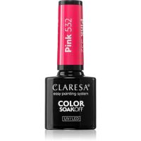 Claresa SoakOff UV/LED Color Sunny Garden Gel-Nagellack Farbton Pink 532 5 g