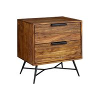 MID.YOU NOČNÝ STOLÍK, indický palisander, farba indického palisandra, 60/60/40 cm