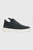 Filling Pieces sneakers din piele întoarsă Low top Ripple Nubuck culoarea bleumarin, 25122842001