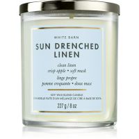 Bath & Body Works Sun Drenched Linen dišeča sveča 227 g
