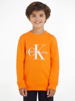 Calvin Klein Jeans Sweatshirt Kinder Orange