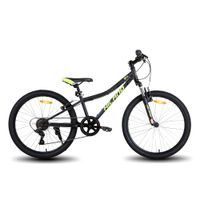 Juniorské horské kolo Hiland Climber 24" • 125-150 cm 12,5" (125-150 cm) černá