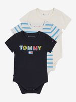 Tommy Hilfiger Body 3 Stück Kinder Schwarz