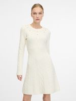 Cream women's knee-length dress ORSAY - Women's